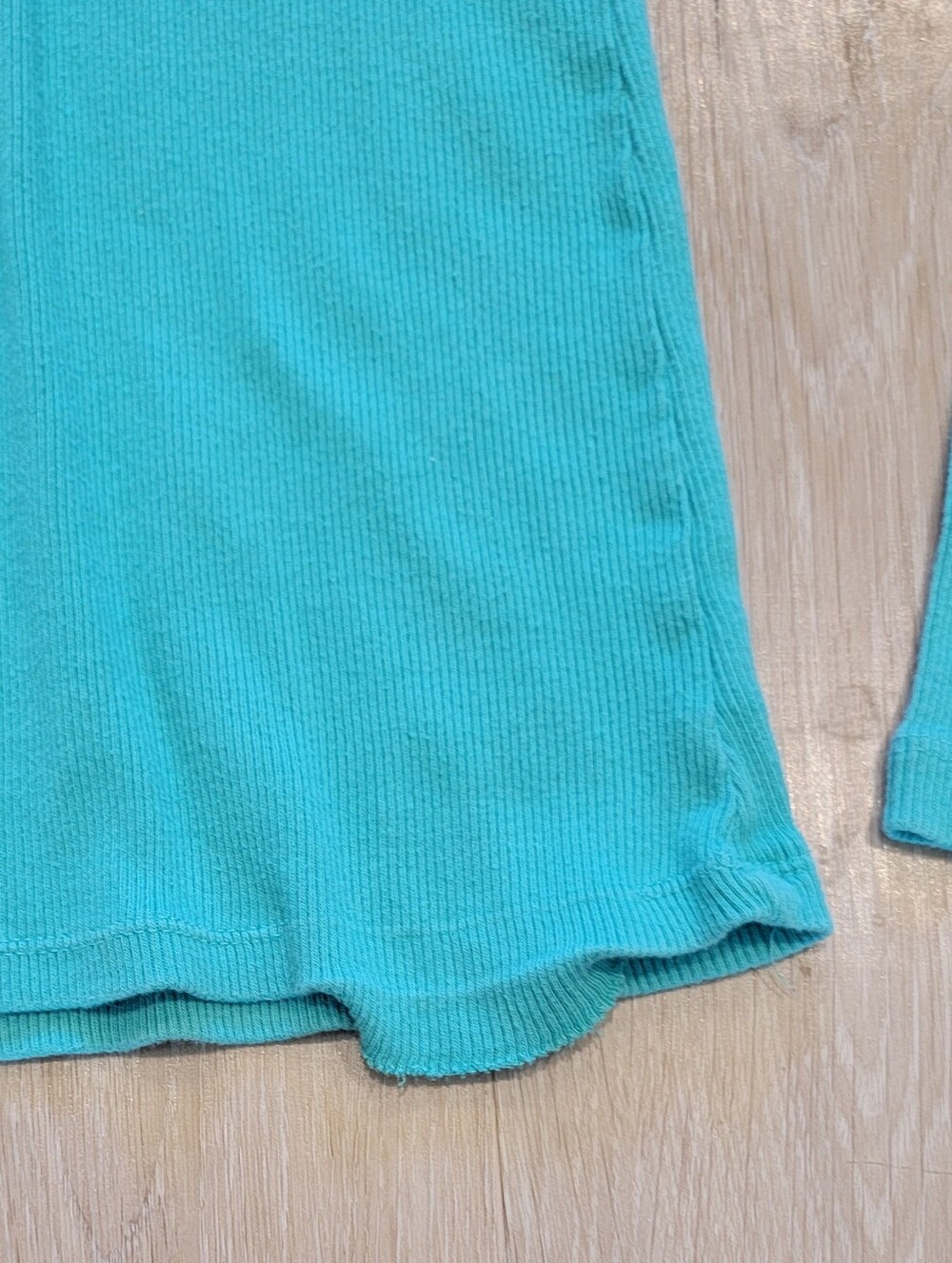 Clearance! Turquoise fitted hoodie - Picture 7 of 7